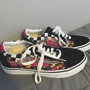 Old school leopard vans size 6.5